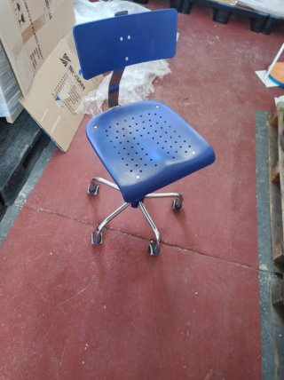 Silla de escritorio azul