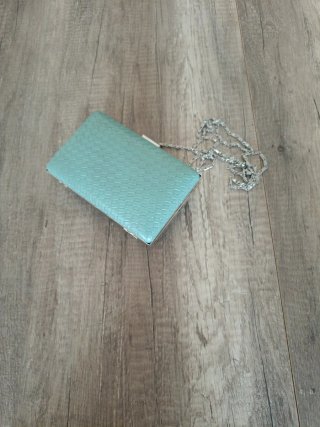 Bolso de fiesta turquesa