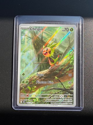Carta Pokémon Chespin Básico 087/086