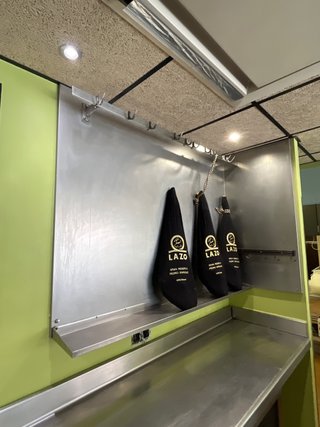 Expositor Jamonero Inox 150 cm