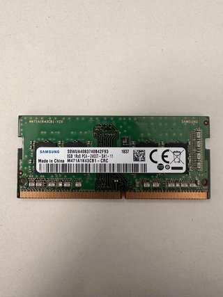 Memoria RAM Samsung 8GB DDR4 2400MHz per portatile