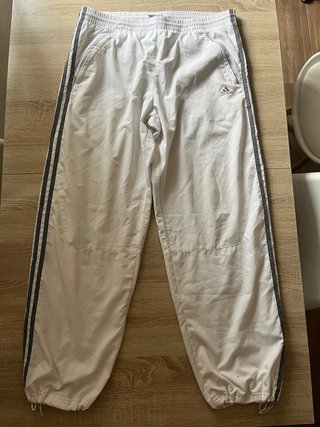Pantalón Vintage adidas Blanco
