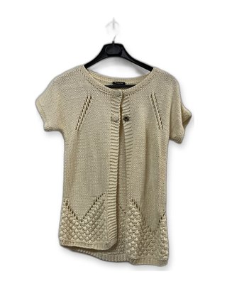 Chaqueta de punto Massimo Dutti beige Talla S