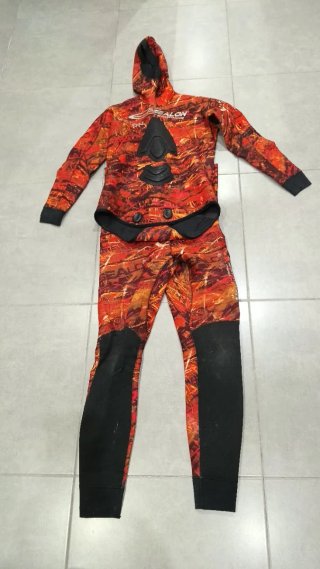 Traje de Pesca Submarina Camuflaje