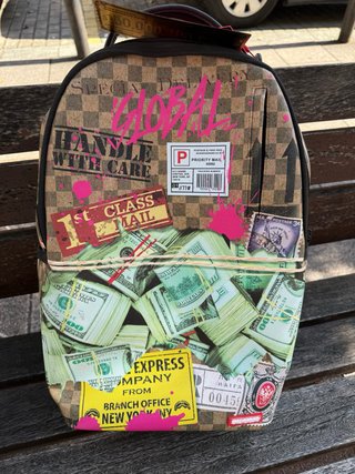 Mochila Sprayground Estampado Dinero