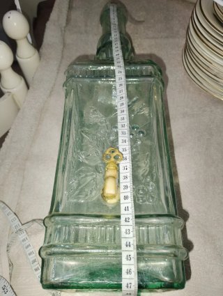 Botella Vintage XXL de Cristal 47 cm
