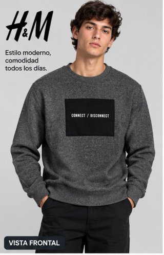 Sudadera Gris H&M
