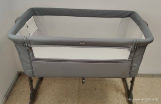 Minicuna Chicco Next2Me Essential Gris