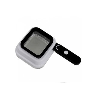Lupa plegable con LED y 3 aumentos · x10, x15 y