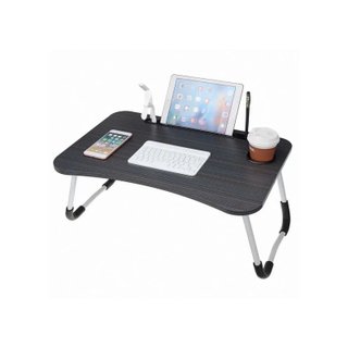 Mesa cama plegable 60x40 con hueco taza tablet