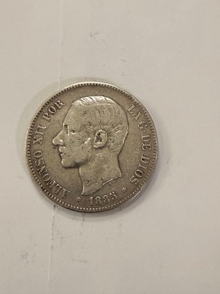 Moneda 5 Pesetas Alfonso XII 1885