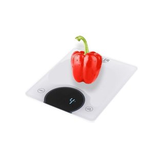 Balanza cocina 10 kg LED cristal templado báscula