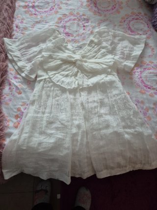 Vestido blanco para niña 9 años