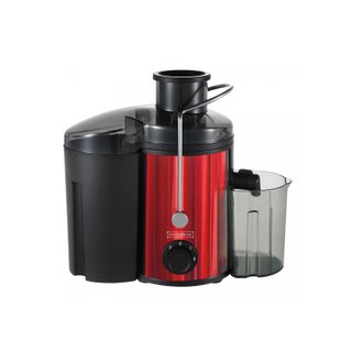 Licuadora extractora 700W inox roja zumo