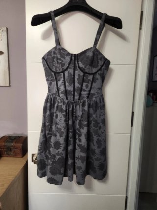 Vestido de tirantes estampado