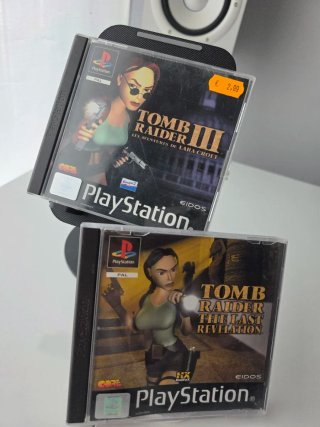 Lote 2 Juegos Tomb Raider (PS1) PAL