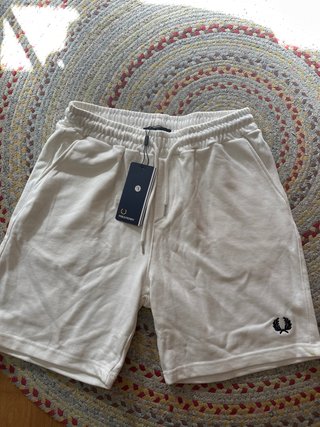 Pantalón corto Fred Perry blanco