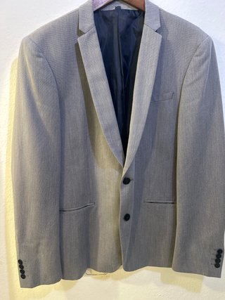 Chaqueta de traje Zara gris