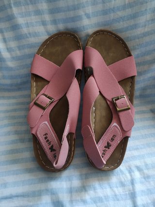 Sandalias Planas Rosas