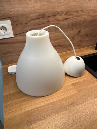 Lámpara de techo IKEA blanca