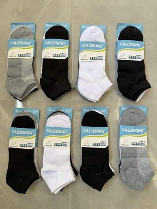 Lote 24 Pares Tobilleros 95% algodon pack
