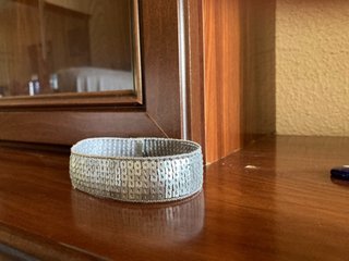 Choker de Lentejuelas Plateado