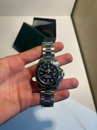 Reloj estilo del Rolex Submariner Negro