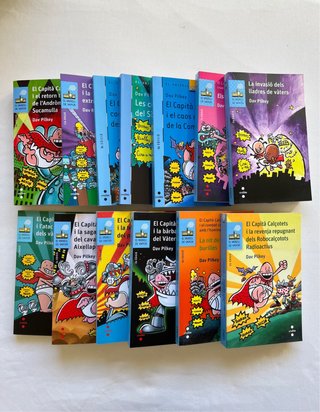 El Capità Calçotets, 13 vols., col.lecció completa