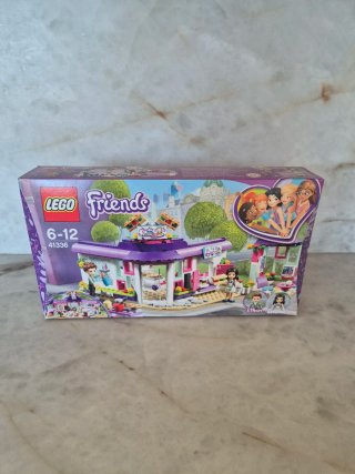 Caja vacía LEGO Friends 41336 Café Arte de Emma