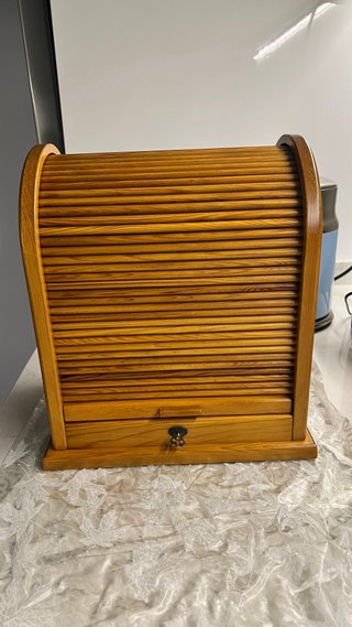 Organizador / Joyero de Madera con Persiana