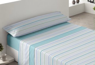 Juego Sábanas Pirineo térmico Aqua Cama 150cm