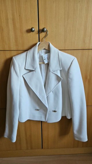 Chaqueta Zara Blanca