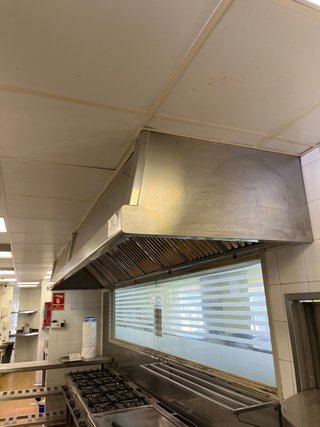 Campana Extractora Industrial Inox 440 cm