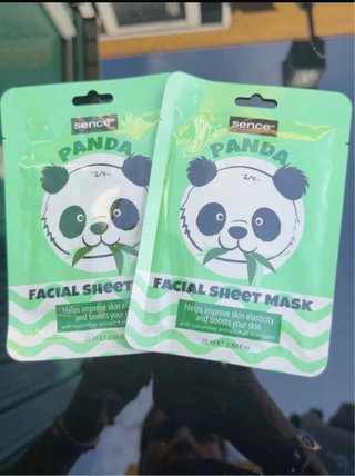 Pack 2 Mascarillas Faciales Sence Panda