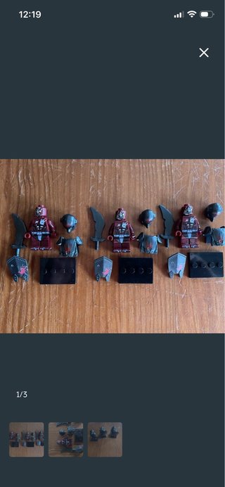 Set de 3 Minifiguras LEGO Uruk-hai