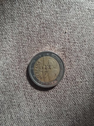 Moneda 2 Euros Conmemorativa El Quijote 2005