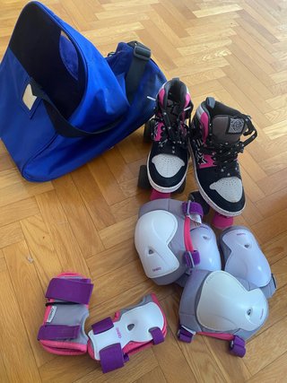 Patines Oxelo con Protecciones y Bolsa