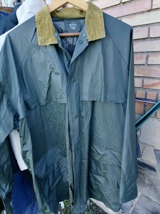 Chaqueta Impermeable Verde Talla XL