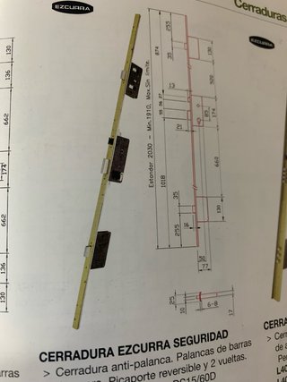 Cerradura de Seguridad EZCURRA 2000B