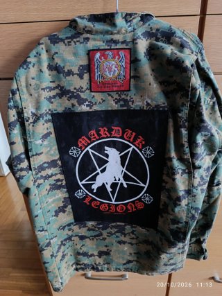 Cazadora Camo Combat Marines XL Black Metal