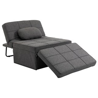 Sillón Sofá Cama 4 en 1 con Respaldo Regulable y C