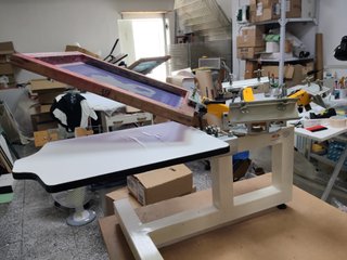 Máquina serigrafía marca SPE. Fabricación nacional