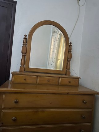 Mueble,Cómoda tocador con espejo