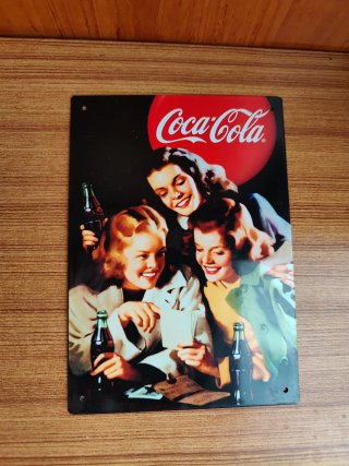 Chapa Metálica Coca-Cola Vintage