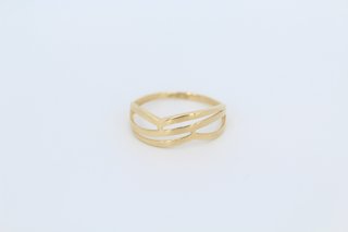 Anillo Niña, Mujer laminado Oro 18 K.R:01-00310