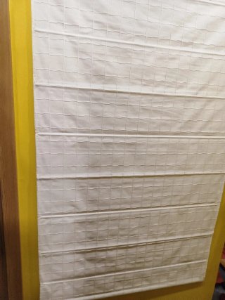 2 Estores Cortina Blancos 100x175