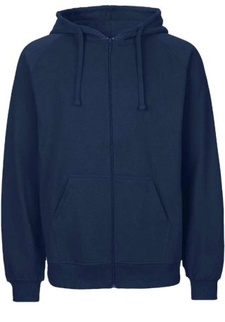 Sudadera con Cremallera Azul  4XL Hombre o mujer.