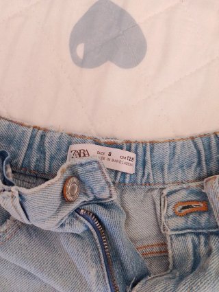 Pantalón corto vaquero Zara niña 8 años
