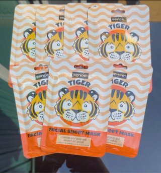 Pack 7 Mascarillas Faciales Sence Tiger