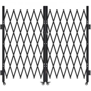 Double plegable Security Gate, Lockable Scissor Ga